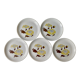 Set of 5 plates Sovirel France 70s