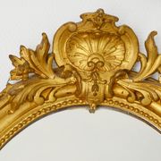 Mirror medallion Napoleon III oval 19th 90 x 60 style Louis XVI