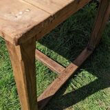 Old farmhouse table with drawer