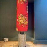 Floor lamp with floral shade 70