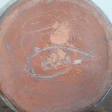 Ceramic vase fat lava