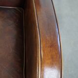 Fauteuil en cuir de mouton