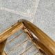 Vintage bamboo and wicker magazine rack