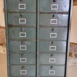 Clamshell furniture / Industrial metal furniture with two Strafor columns