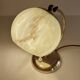 Lampe Art Deco Verre Vert Laiton
