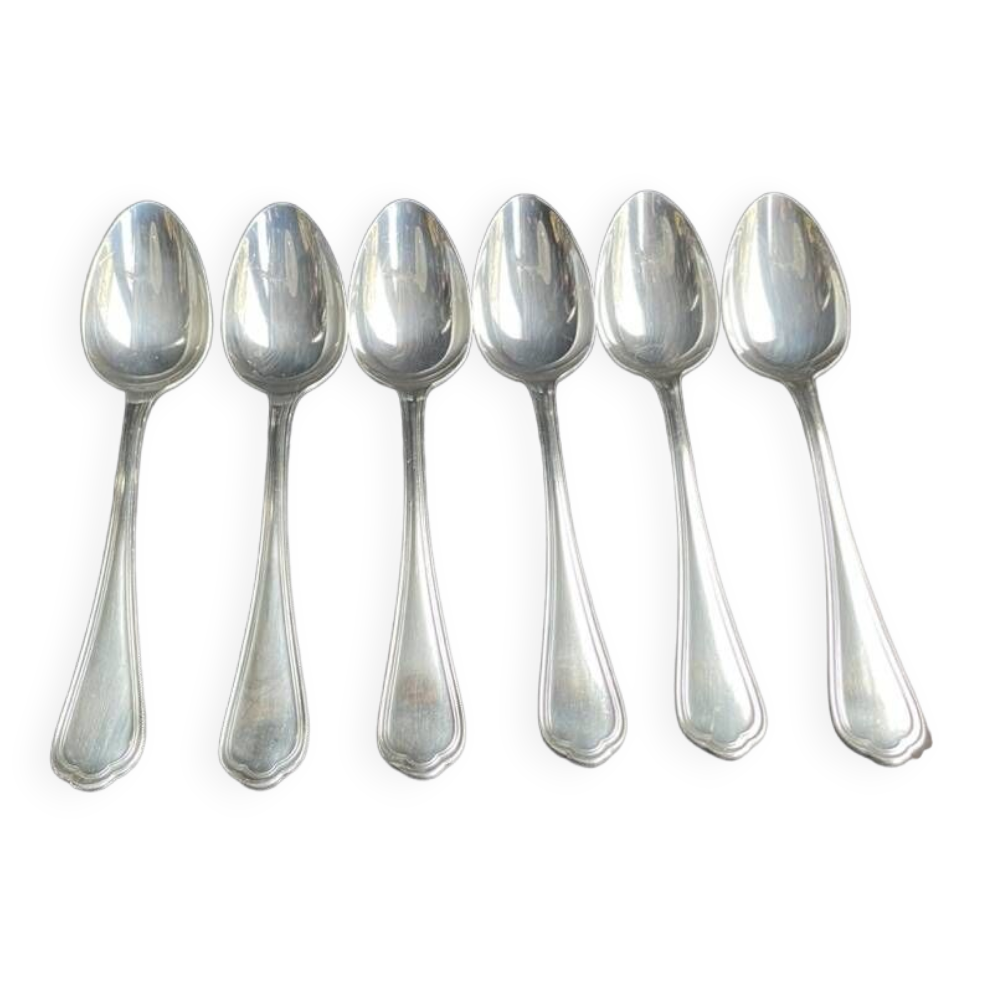 6 christofle spatours table spoons