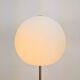 Vintage Opaline Glass Globe Floor Lamp from Hufnagel Leuchten, Germany, 1970s