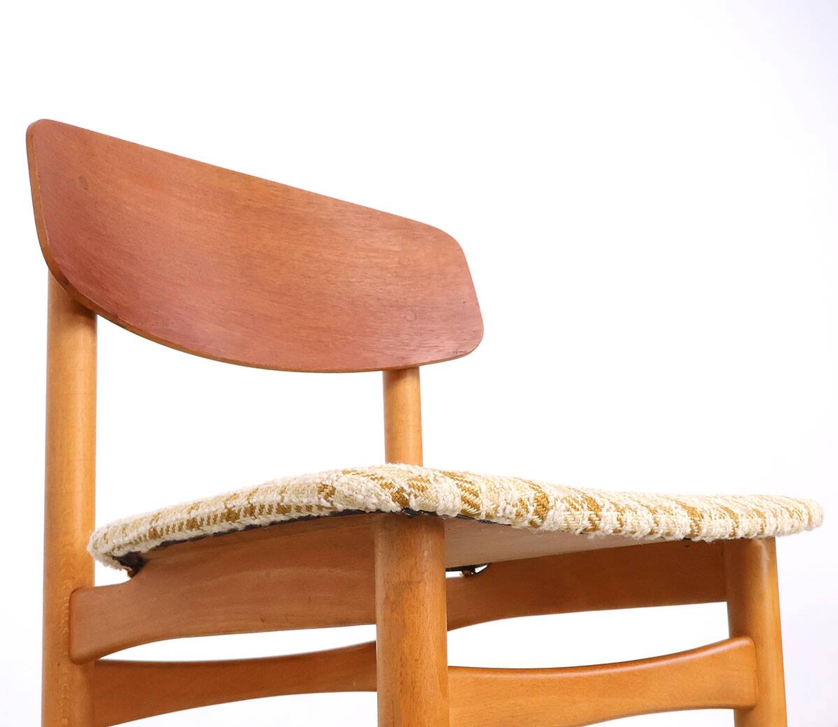 Børge Mogensen model 122 dining chairs by Søborg Møbelfabrik, 1952