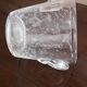 Transparent bubble blown glass ice bucket