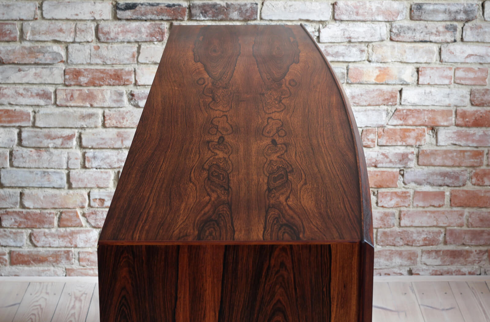 Danish highboard in brasilian rosewood by H. P. Hansen, 1960
