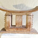 Antique wooden stool african art ashanti from ghana