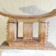 Antique wooden stool african art ashanti from ghana