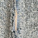 Tapis bleu zebra marocain en laine 150cmx250cm
