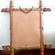Bamboo barber mirror 42 cm, circa 1940