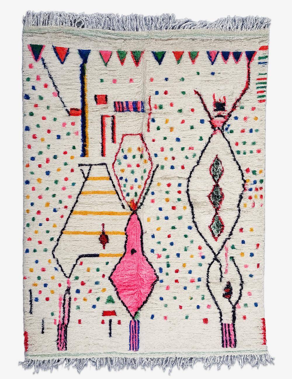 Tapis Azilal du Maroc - 300 x 190 cm
