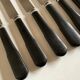 Set of 8 knives Cluny Vieux Paris 1920 black Bakelite handle