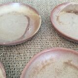 7 hollow stoneware plates