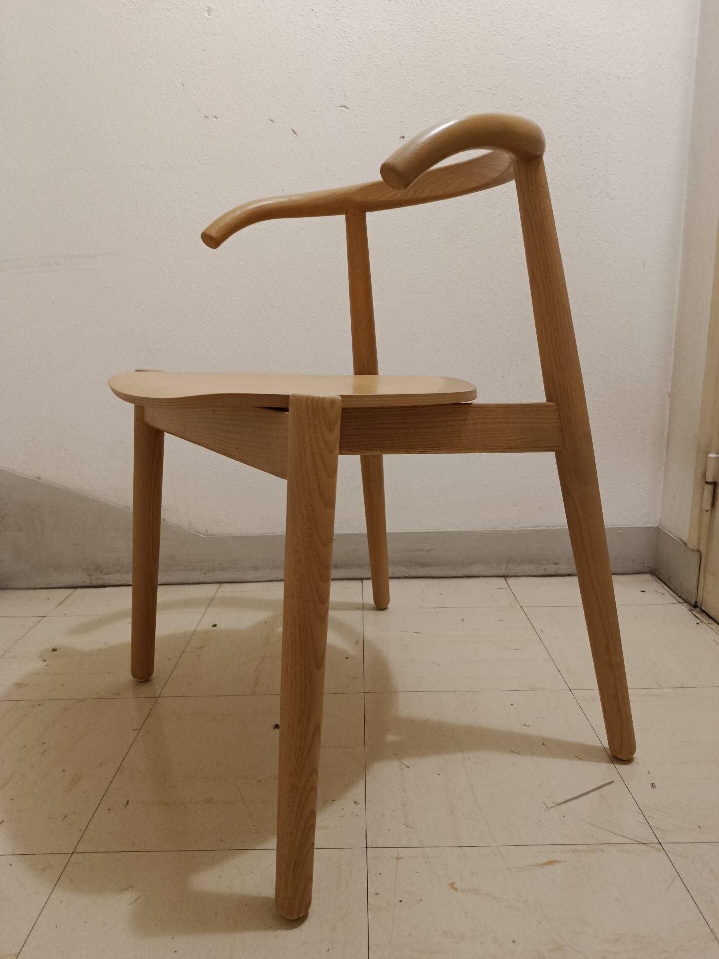 Solid wood design chair