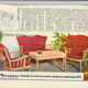 Danish high-backed ear flap chair, 1960s, reupholstered, solid oak, furniture wool