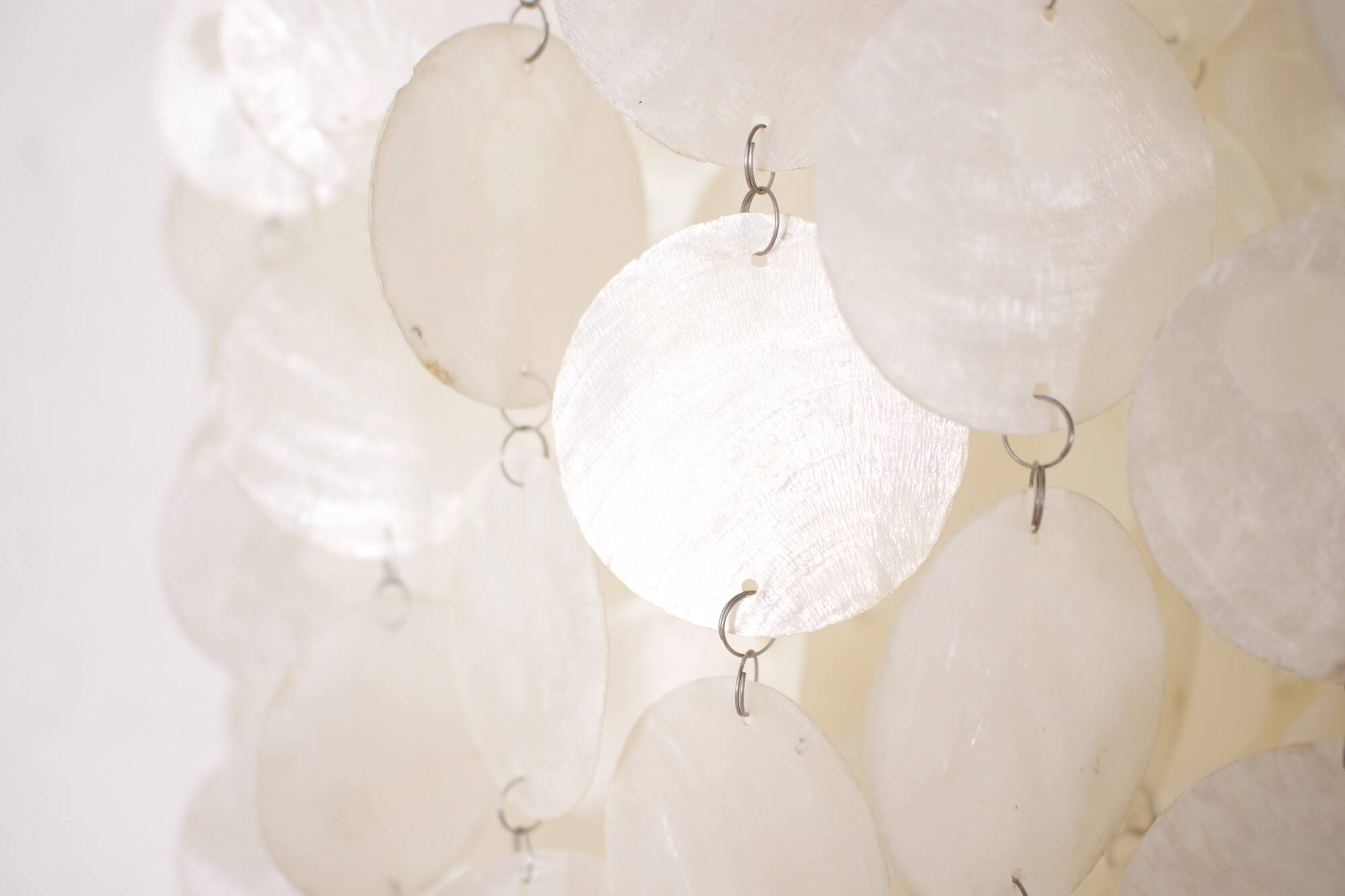 Verner Panton Fun mother-of-pearl chandelier 1 DM.