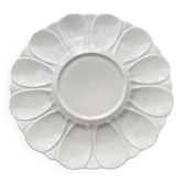 Plat de service à huitres en porcelaine de Limoges Giraud
