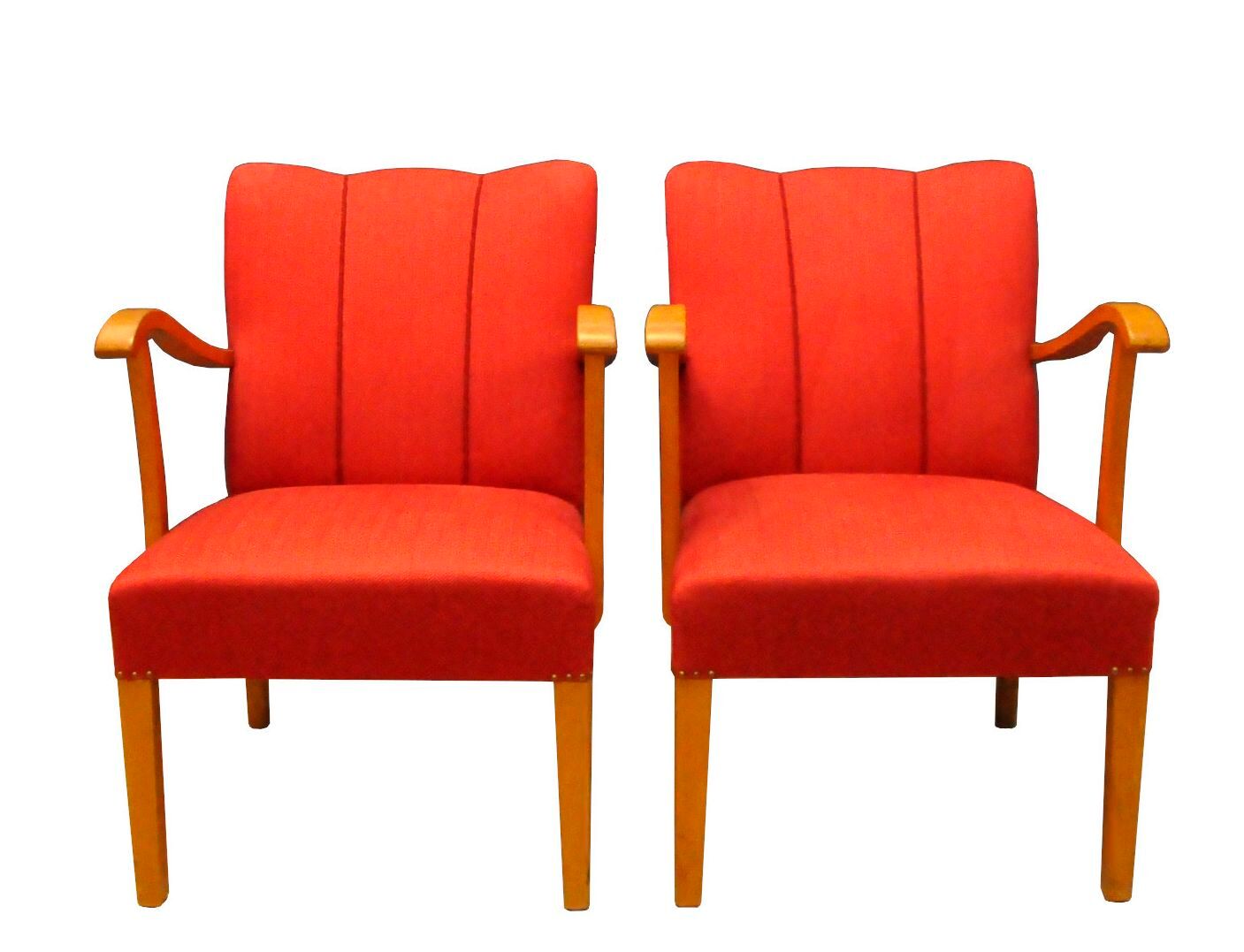 Scandinavian club chairs, Sweden, 1950s, set of 2