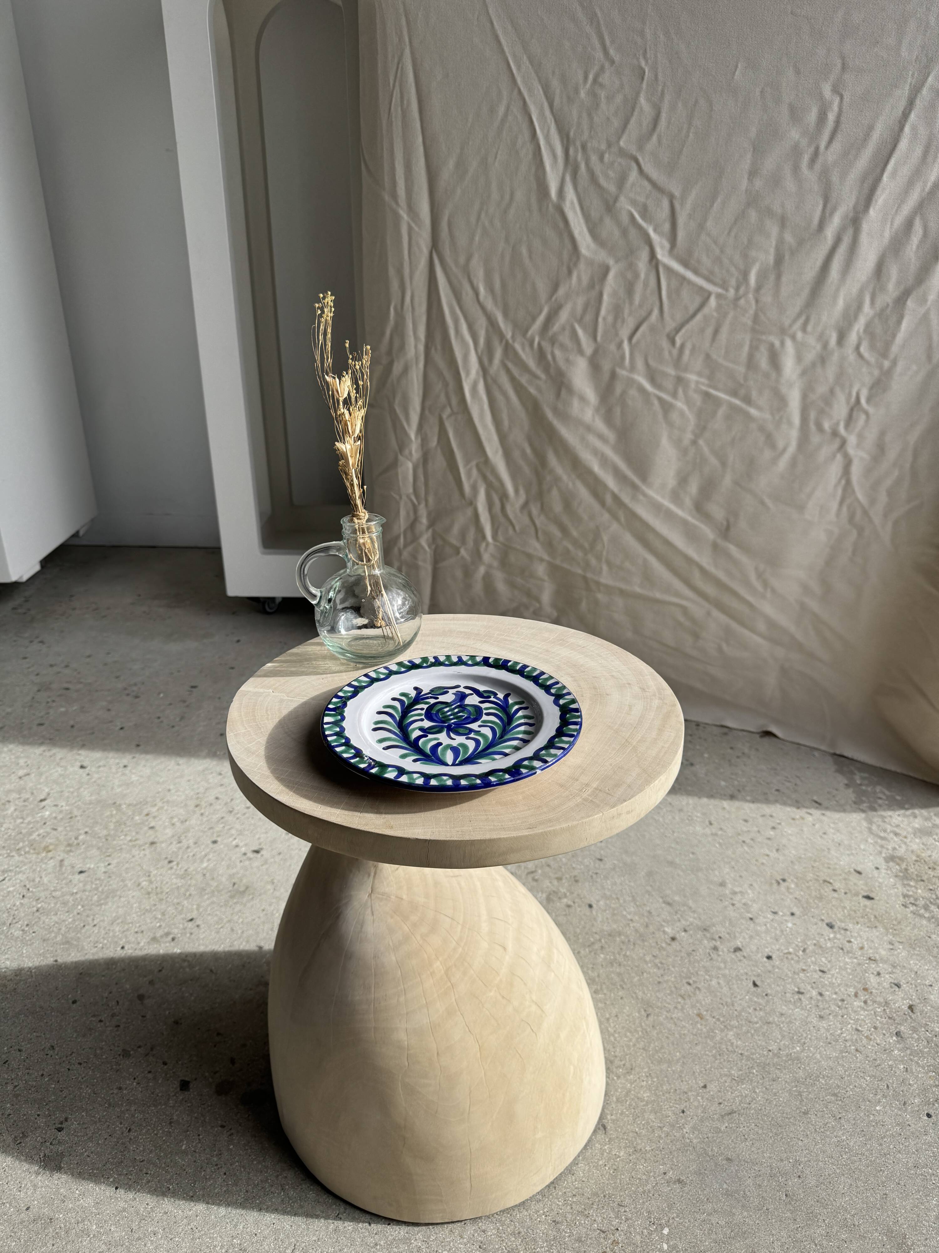 Mini round glass carafe D9 H14.5