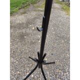 Vintage coat rack, metal and wooden balls.