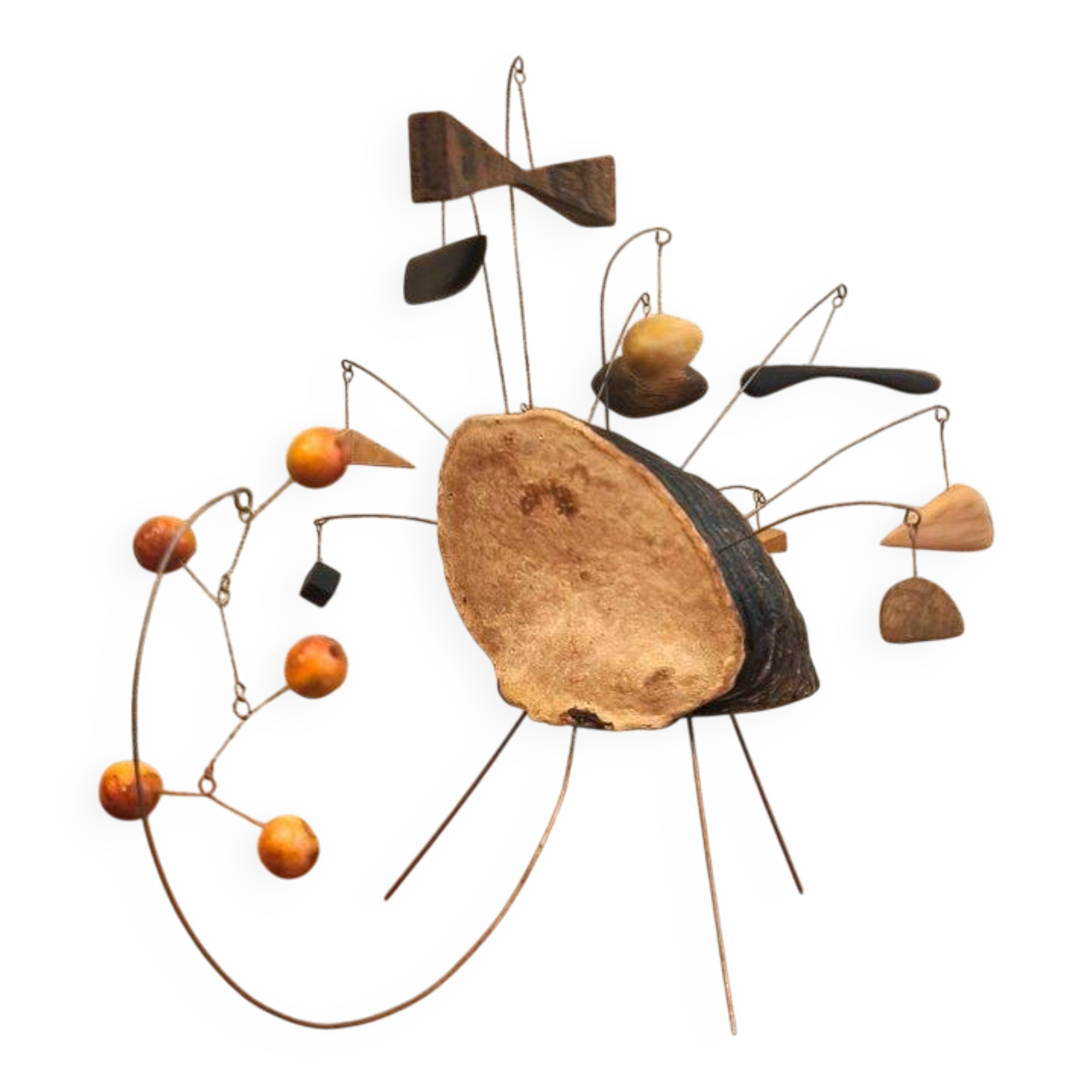 Vintage natural mobile sculpture