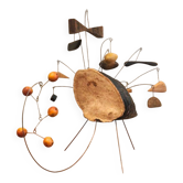 Vintage natural mobile sculpture