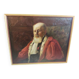 Portrait of the magistrate oil on canvas