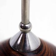 Bougeoir scandinave forme diabolo 1970