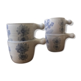 Set of 4 vintage cups