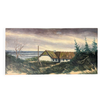 Painting Denmark sea view