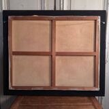 Oil on canvas still life with sunflowers by P. Sorrol 20th century