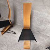 Series of 4 Chairs by Pietro Arosio for Airon 1980