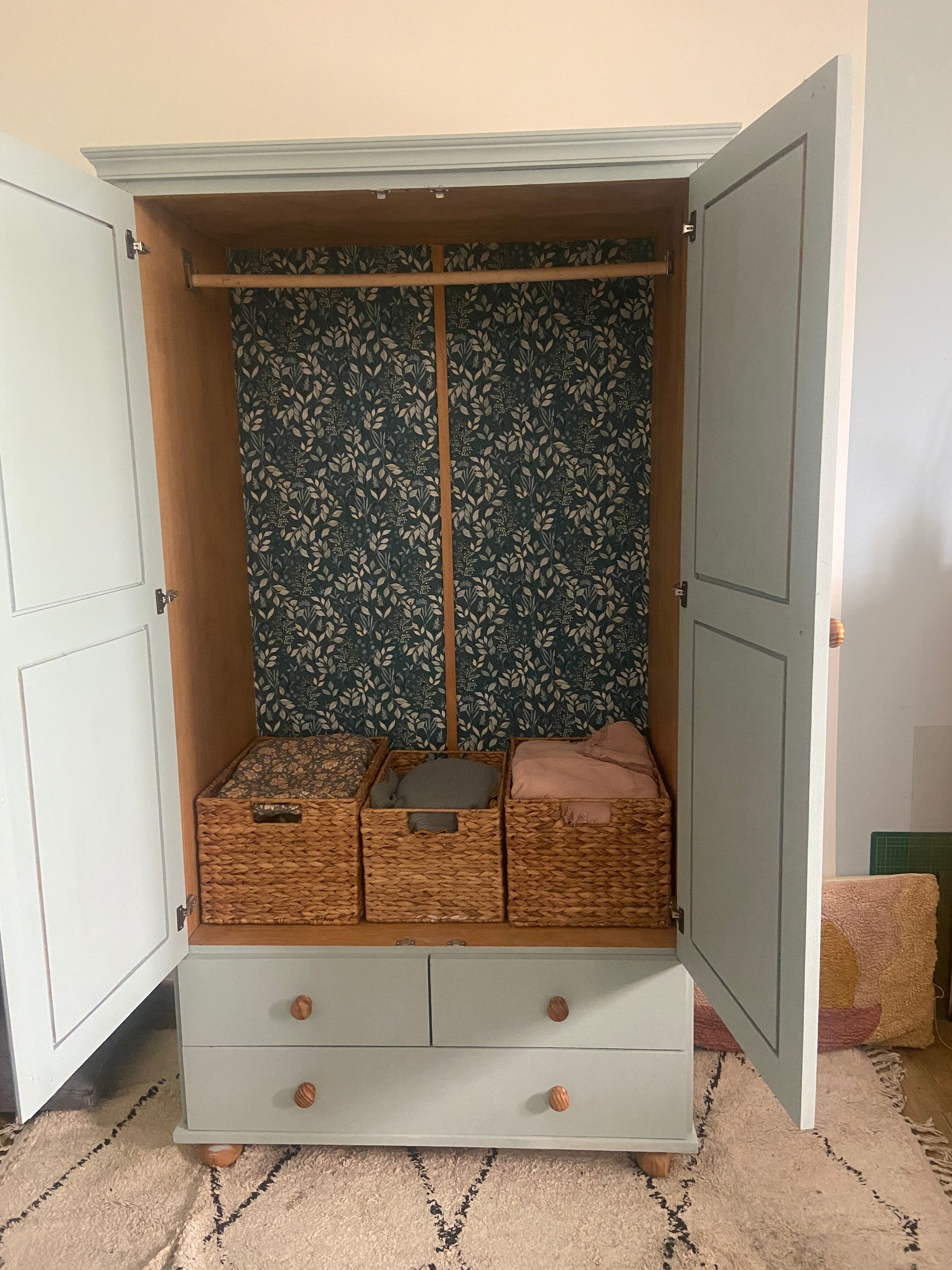 Cane wardrobe