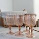 6 coupes à champagne vintage Luminarc Rosaline