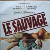 Original cinema poster - "le sauvage" - montand, deneuve