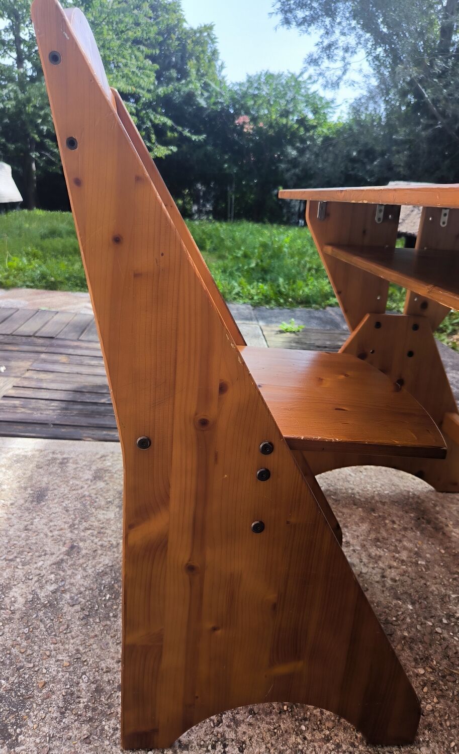 Desk and chair