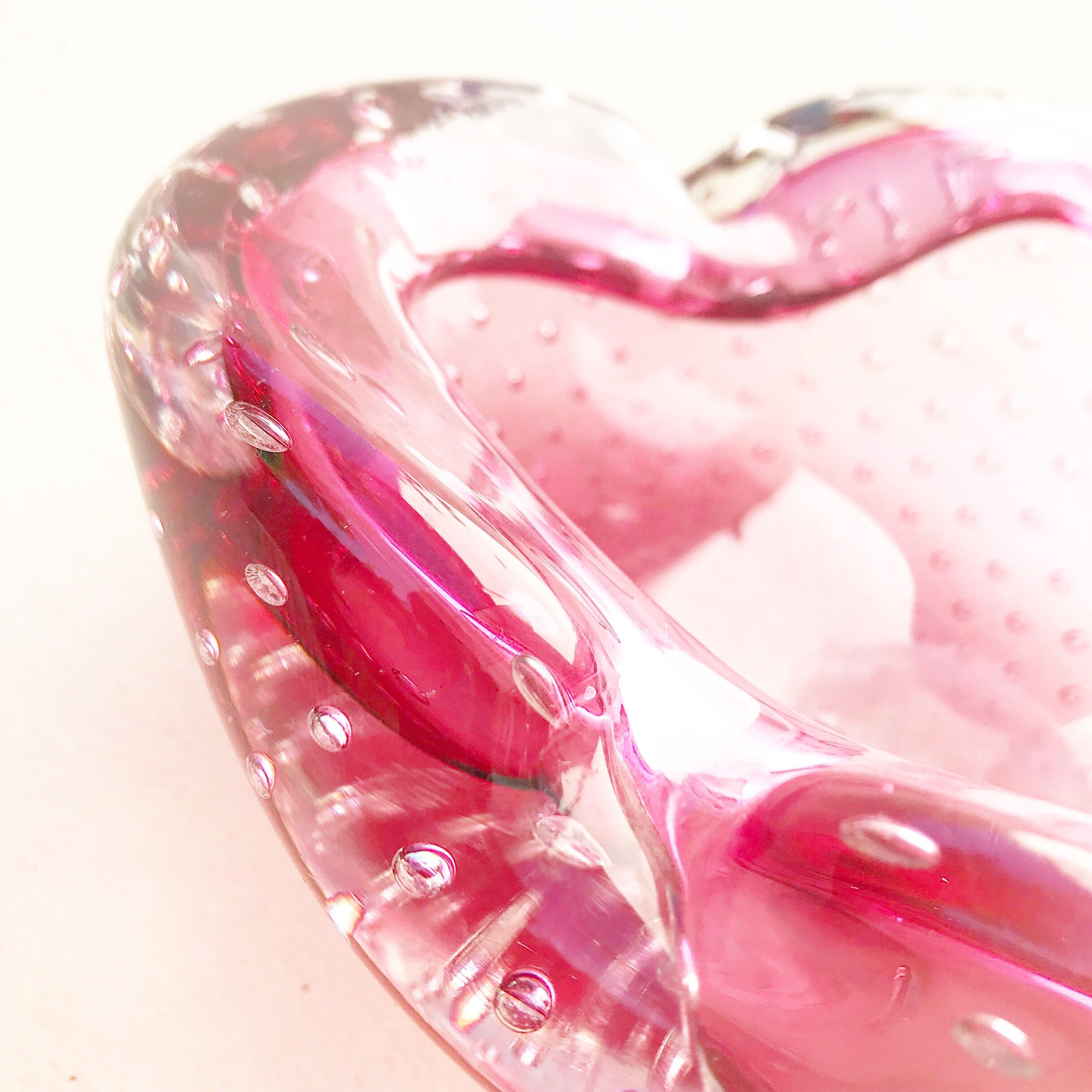 Ashtray Murano pink