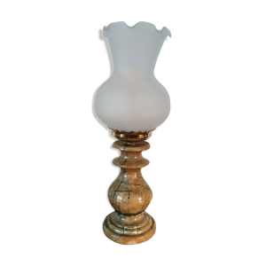 lampe vintage en albâtre