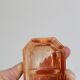 Authentic French vintage pink glass salt and pepper set