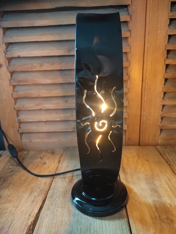 Living room lamp unique metal black dp 1222103