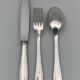 Menagere art deco metal silver 36 pieces silver halberd head