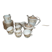 French porcelain coffee set