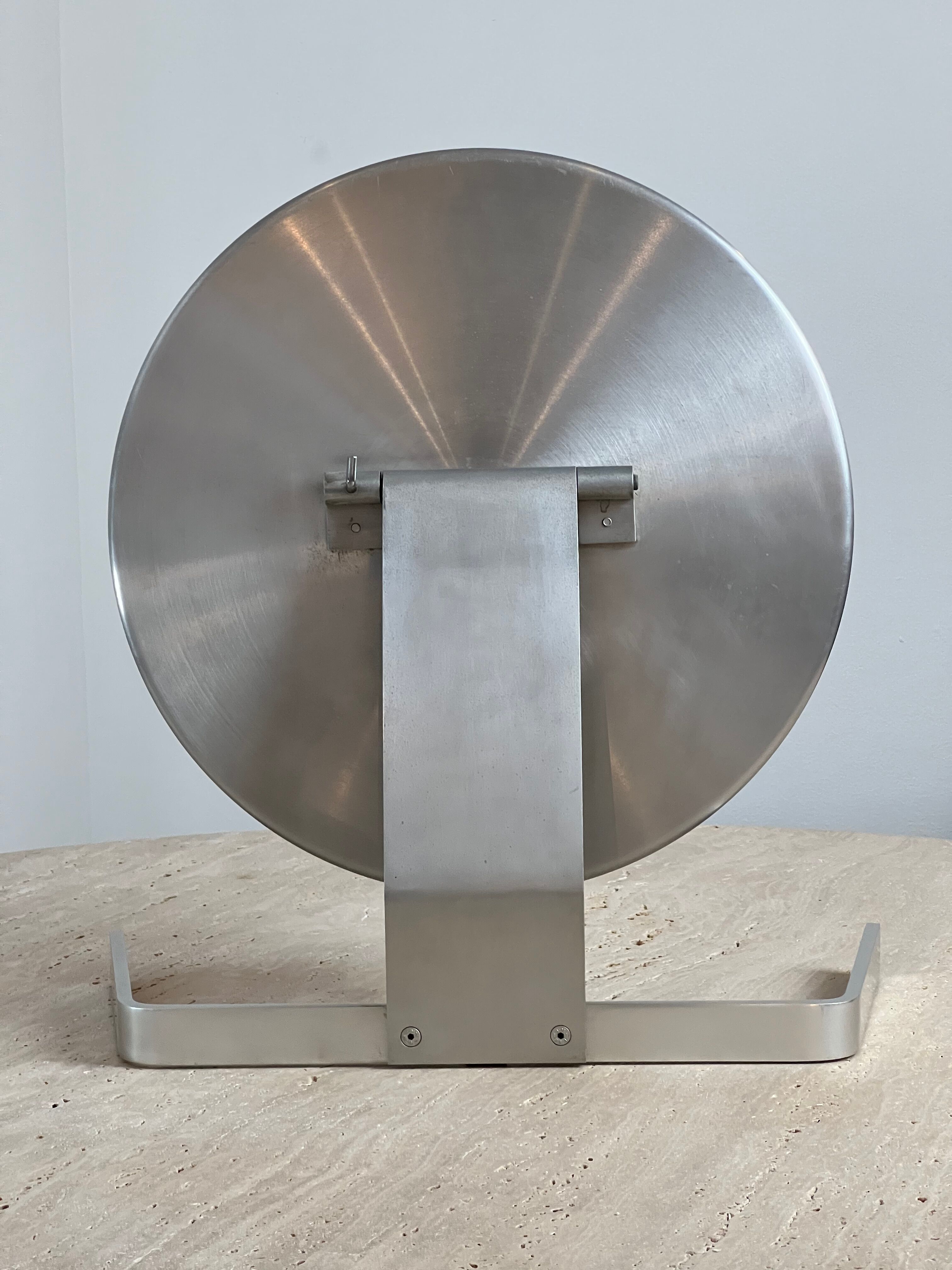 Circular mirror by Pierre Vandel France 70s 47x44cm