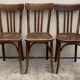Lot de 3 chaises bistrots anciennes