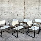 Set of 6 Mattego Grassi MG5 1970 vintage chairs