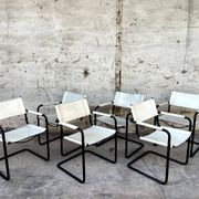 Serie de 6 chaises Mattego Grassi MG5 1970 vintage